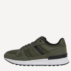 Outlet Mænd Fowler Sneakers Khaki/Sort Sneakers|Sneakers
