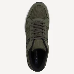 Outlet Mænd Fowler Sneakers Khaki/Sort Sneakers|Sneakers