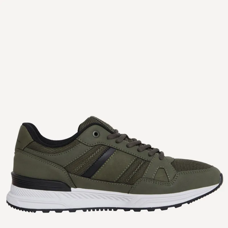 Outlet Mænd Fowler Sneakers Khaki/Sort Sneakers|Sneakers