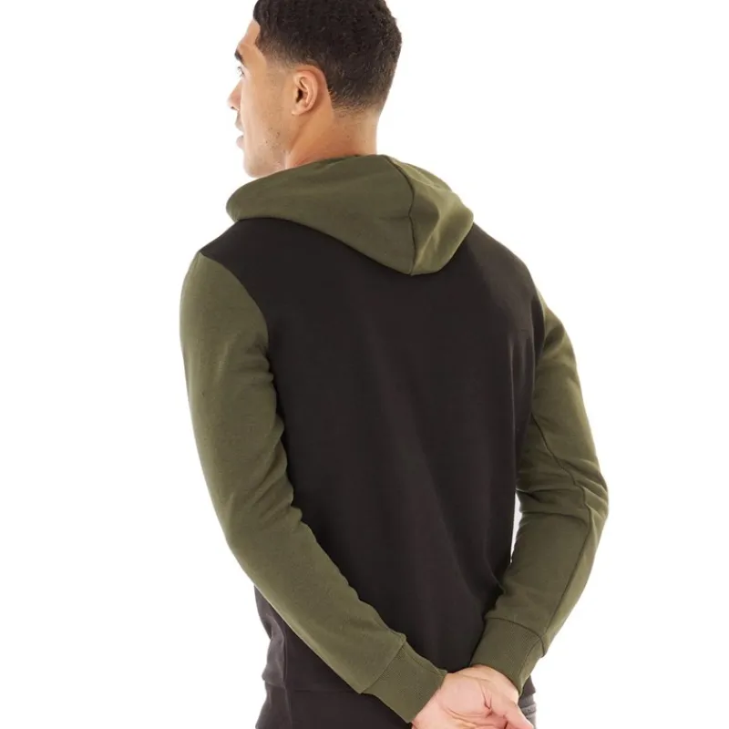 New Mænd Logo Blocking Hoodie Skov Nat Hættetrøjer Og Sweatshirts·Hættetrøjer