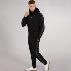 New Mænd Træningssæt med Mærkebånd Detalje Træningsdragter Og Joggingbukser·Træningsdragter