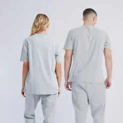 Discount NB Life I Balance Oversized T-shirt Grå Melange Dame Overdele|Overdele·T-Shirts