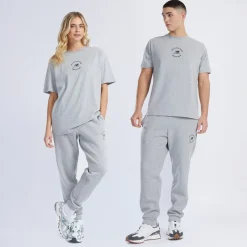 Discount NB Life I Balance Oversized T-shirt Grå Melange Dame Overdele|Overdele·T-Shirts