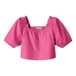New Piger Fabow Cropped Top Carmine Rose Overdele Og Veste