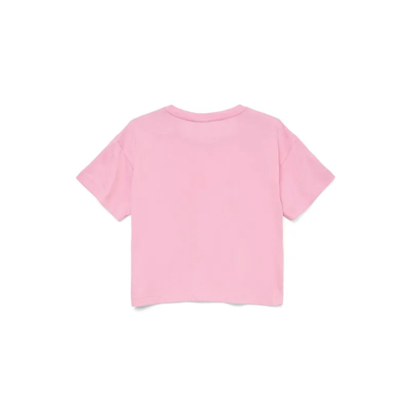 Outlet Piger Feel Cropped Boxy T-Shirt Bonbon Do What M- Bonbon Overdele Og Veste