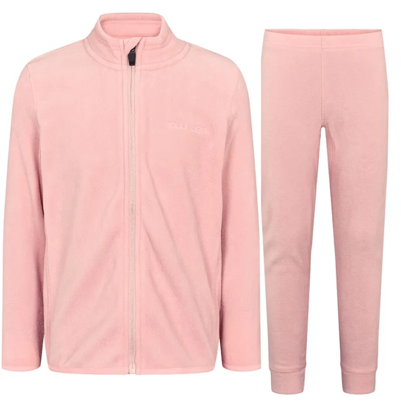 New Piger Fleece Sæt Pink Sæt|Træningsdragter Og Sæt