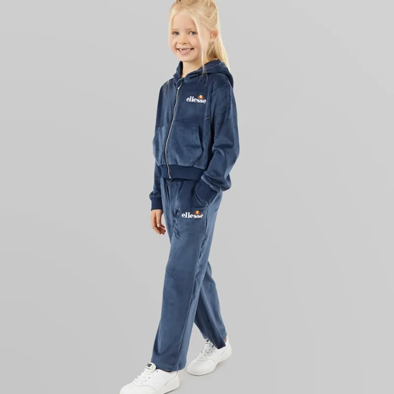 New Piger Hazel Velour Hættetrøje Og Joggers Navy Tøj|Træningsdragter Og Sæt