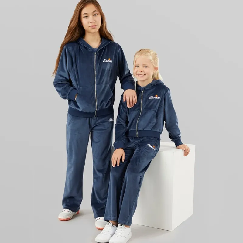 New Piger Hazel Velour Hættetrøje Og Joggers Navy Tøj|Træningsdragter Og Sæt