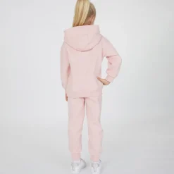 Hot Piger Hoodie og Joggingbukser Sæt med Jessica Logo Rosa Tøj|Træningsdragter Og Sæt
