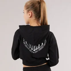 Outlet Piger Hættetrøje Jet Black A996 Hættetrøjer Og Sweatshirts