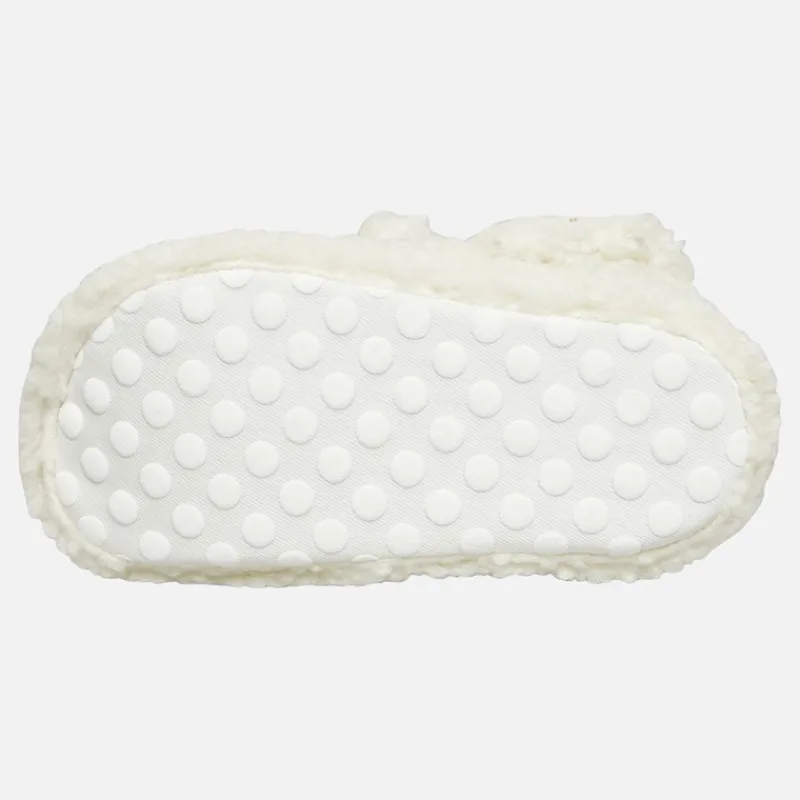 New Piger Hvide Borg Slippers Hvid/Rød Nattøj|Nattøj