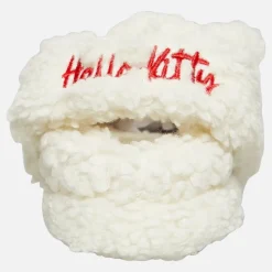 New Piger Hvide Borg Slippers Hvid/Rød Nattøj|Nattøj