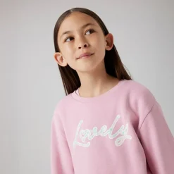 Hot Piger Judie Sweatshirt Cameo Pink Hættetrøjer Og Sweatshirts