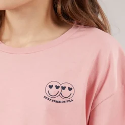 Sale Piger Kelly T Shirt Rose Elegance/Bedste Ven Æra Rose Elegance Best Friend Era Overdele Og Veste