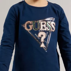Discount Piger langærmet t-shirt Secret Blue Overdele Og Veste