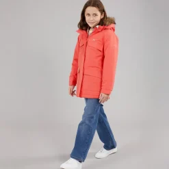 Hot Piger Larission Isoleret Vandtæt Parka Soft Orange Jakker Og Frakker
