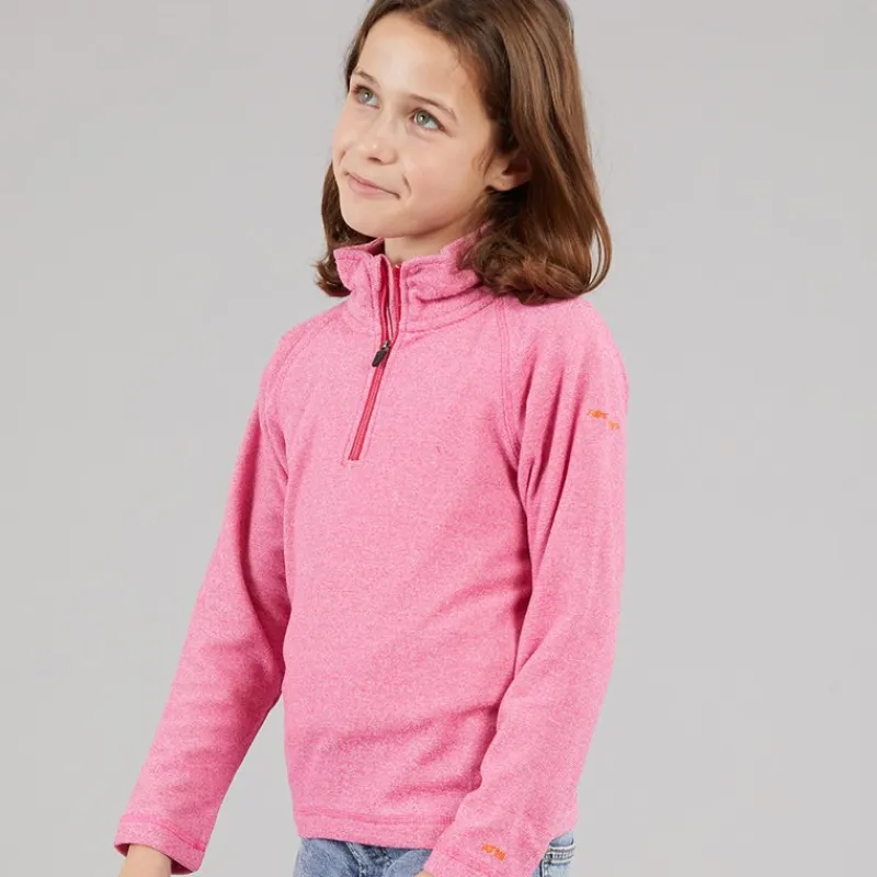 Best Piger Meadows 1/2 lynlås fleece lyserød dame Hættetrøjer Og Sweatshirts|Jakker Og Frakker