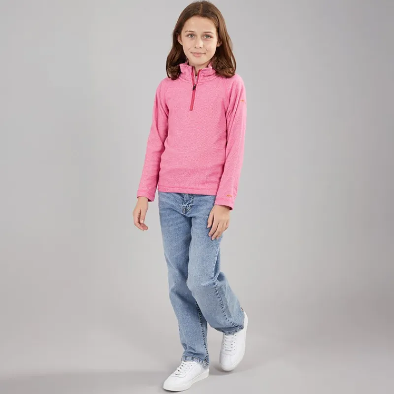 Best Piger Meadows 1/2 lynlås fleece lyserød dame Hættetrøjer Og Sweatshirts|Jakker Og Frakker