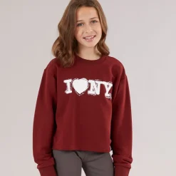 Piger New York Sweatshirt C-12 Syrah/New York/Niagara Falls C-12 Syrah_New York & Niagara Falls Hættetrøjer Og Sweatshirts