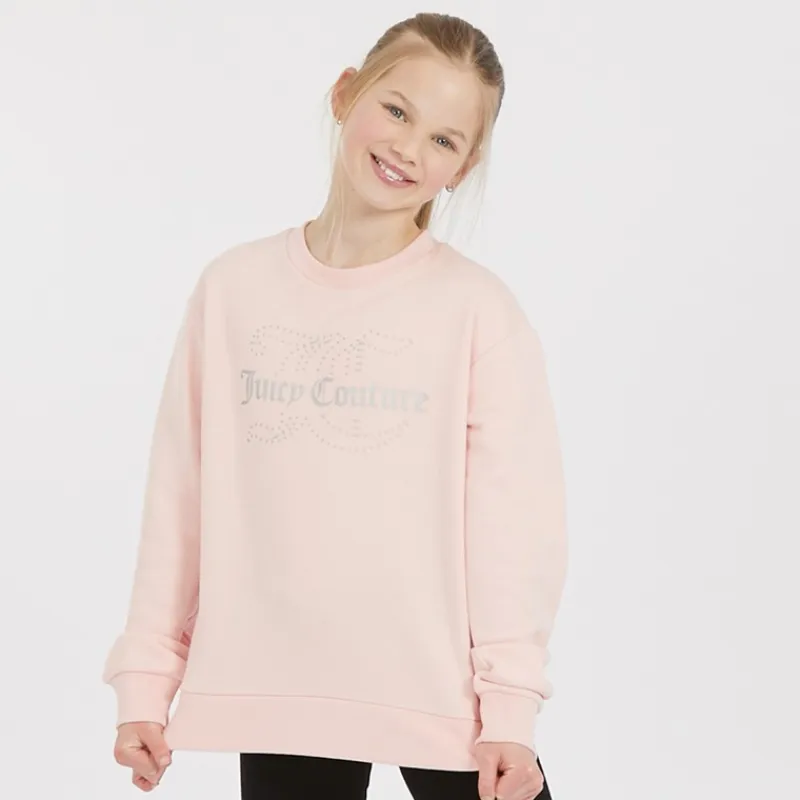New Piger Rundhals Trøje Jordbær Creme Hættetrøjer Og Sweatshirts