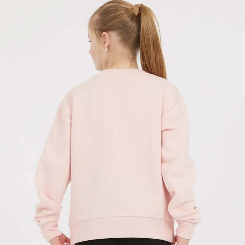 New Piger Rundhals Trøje Jordbær Creme Hættetrøjer Og Sweatshirts