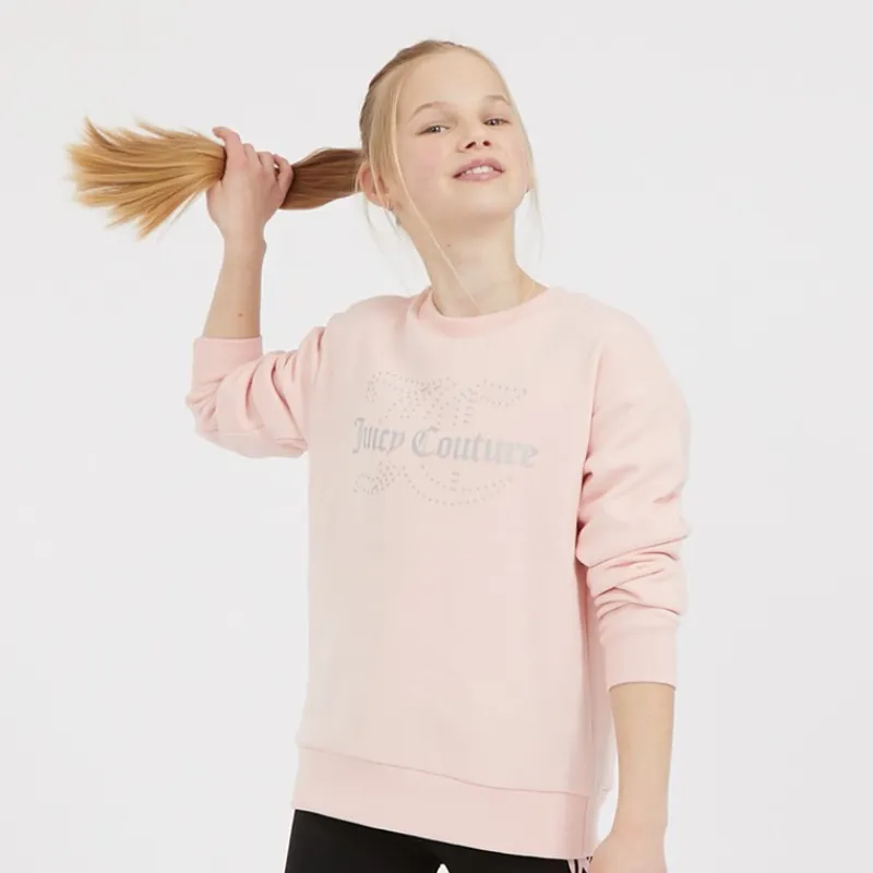 New Piger Rundhals Trøje Jordbær Creme Hættetrøjer Og Sweatshirts
