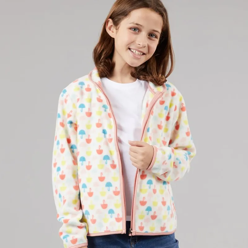 Sale Piger Sibyella Umbrella Fuld Zip Fleece Multi Hættetrøjer Og Sweatshirts|Jakker Og Frakker