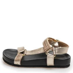 Hot Piger Solskinssandaler 0051 Guld Klip-Klapper Og Sandaler|Klip-Klapper Og Sandaler