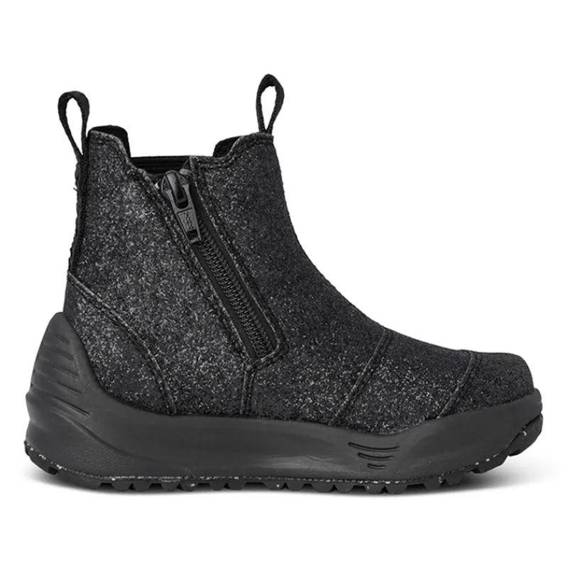New Piger s Silja Glitter Støvler 020 Black Støvler|Støvler