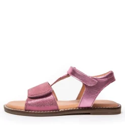 Online Piger Tina Sandaler 2810 Pink Crackle Ruskind Klip-Klapper Og Sandaler|Klip-Klapper Og Sandaler