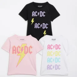 Online Piger Tre Pakke T-shirts Multi Multipakker|Overdele Og Veste
