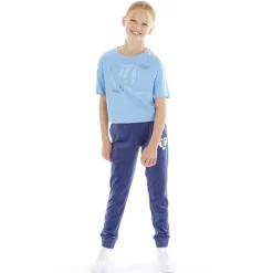 New Piger T-shirt Boxy i Tonen Della Robbia Blå Overdele Og Veste