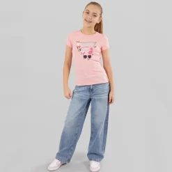 Clearance Piger T-shirt Cotton Candy Pink Overdele Og Veste