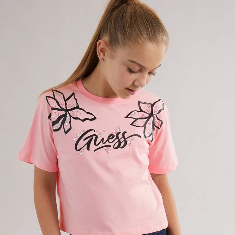 Discount Piger T-shirt Cotton Candy Pink Overdele Og Veste