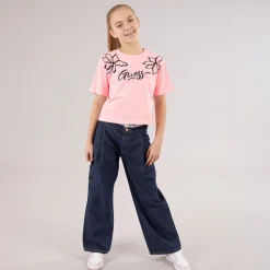 Discount Piger T-shirt Cotton Candy Pink Overdele Og Veste