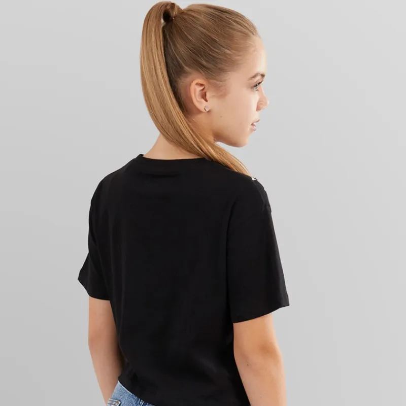 Online Piger T-shirt Jet Black A996 Overdele Og Veste