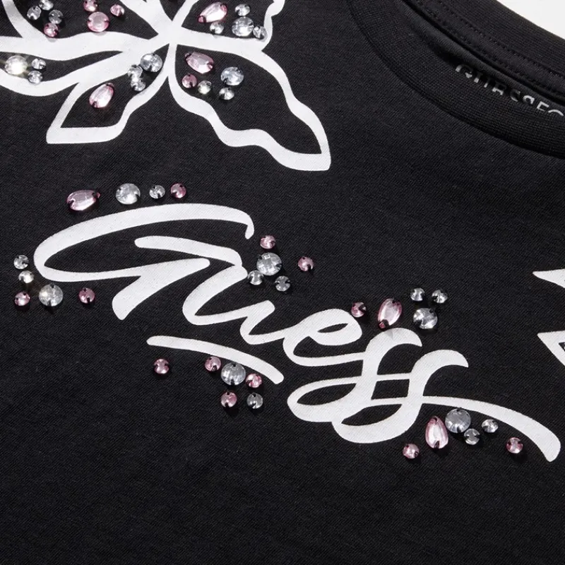 Online Piger T-shirt Jet Black A996 Overdele Og Veste