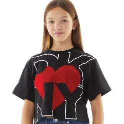Clearance Piger T-shirt med korte ærmer Sort Overdele Og Veste