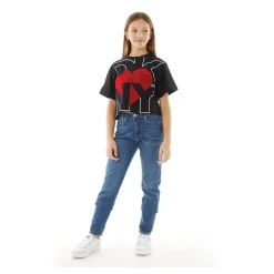 Clearance Piger T-shirt med korte ærmer Sort Overdele Og Veste