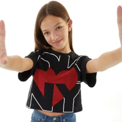 Clearance Piger T-shirt med korte ærmer Sort Overdele Og Veste