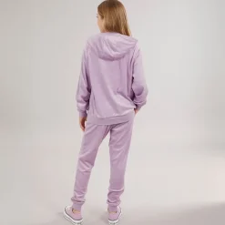 Best Piger Velour Træningsdragt Lavendel Træningsdragter Og Sæt