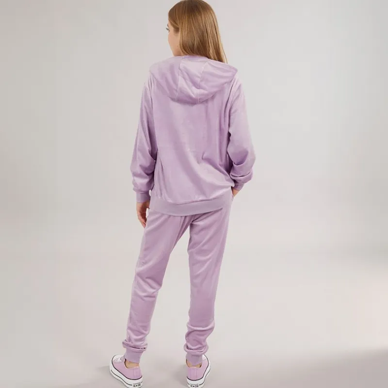 Best Piger Velour Træningsdragt Lavendel Træningsdragter Og Sæt