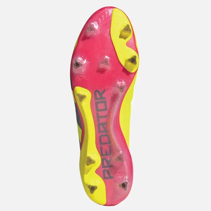 Outlet Predator Elite FG Fast Ground Fodboldstøvler Team Solgul 2/Kerne Sort/Solrød Dame Fodboldstøvler|Fodboldstøvler