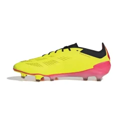 Outlet Predator Elite FG Fast Ground Fodboldstøvler Team Solgul 2/Kerne Sort/Solrød Dame Fodboldstøvler|Fodboldstøvler