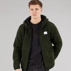 New Resterröds Herre Fleecetøj Grøn Hættetrøjer Og Sweatshirts·Fleecetøj|Træningsdragter Og Joggingbukser·Fleecetøj