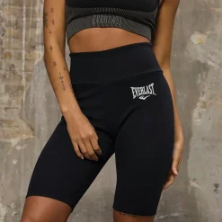 Discount Shorts i Ribstof til Kvinder Sort Dame Shorts·Alt Shorts