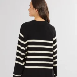 Sale Sort Fifi Strikket Trøje Sort Dame Trøjer Og Cardigans·Trøjer