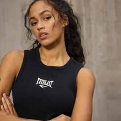 Clearance Sort Tanktop Sort Dame Overdele·T-Shirts|Overdele·Overdele