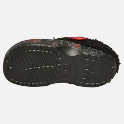 spædBørn Drenge Ny Fur Forede Træsko Sort/​Rød Klip-Klapper Og Sandaler|Klip-Klapper Og Sandaler