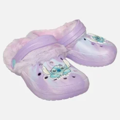 Outlet spædBørn Piger Sligo Fur Foret Træsko Lilla / Multi Klip-Klapper Og Sandaler|Klip-Klapper Og Sandaler